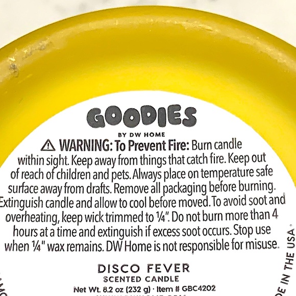 DW HOME CANDLE SPACE DISCO FEVER GOODIES 8.2 oz DISCO COWBOY 1 WICK NEW - Picture 6 of 6